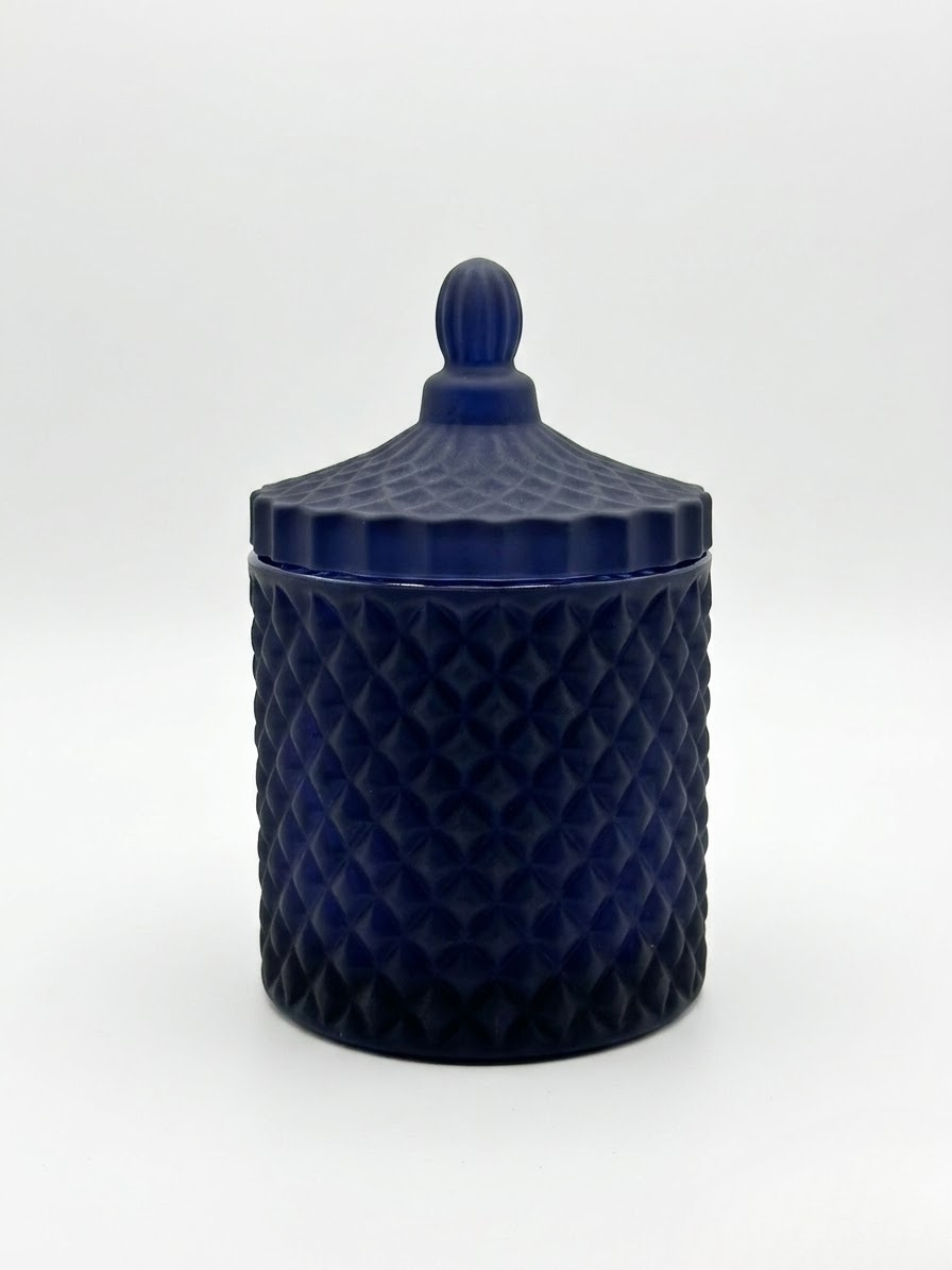 Midnight Diamond Geo Jar
