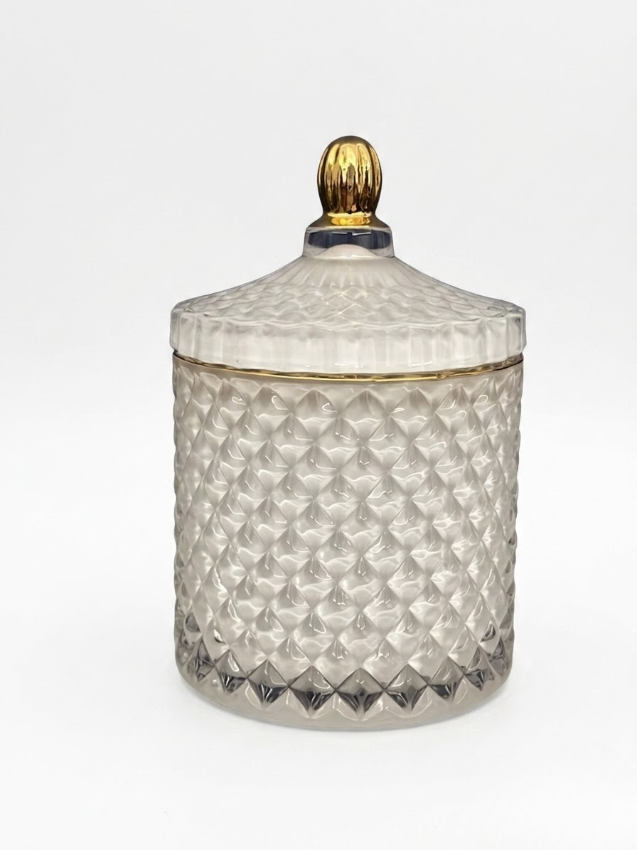 Pearl Diamond Geo Jar